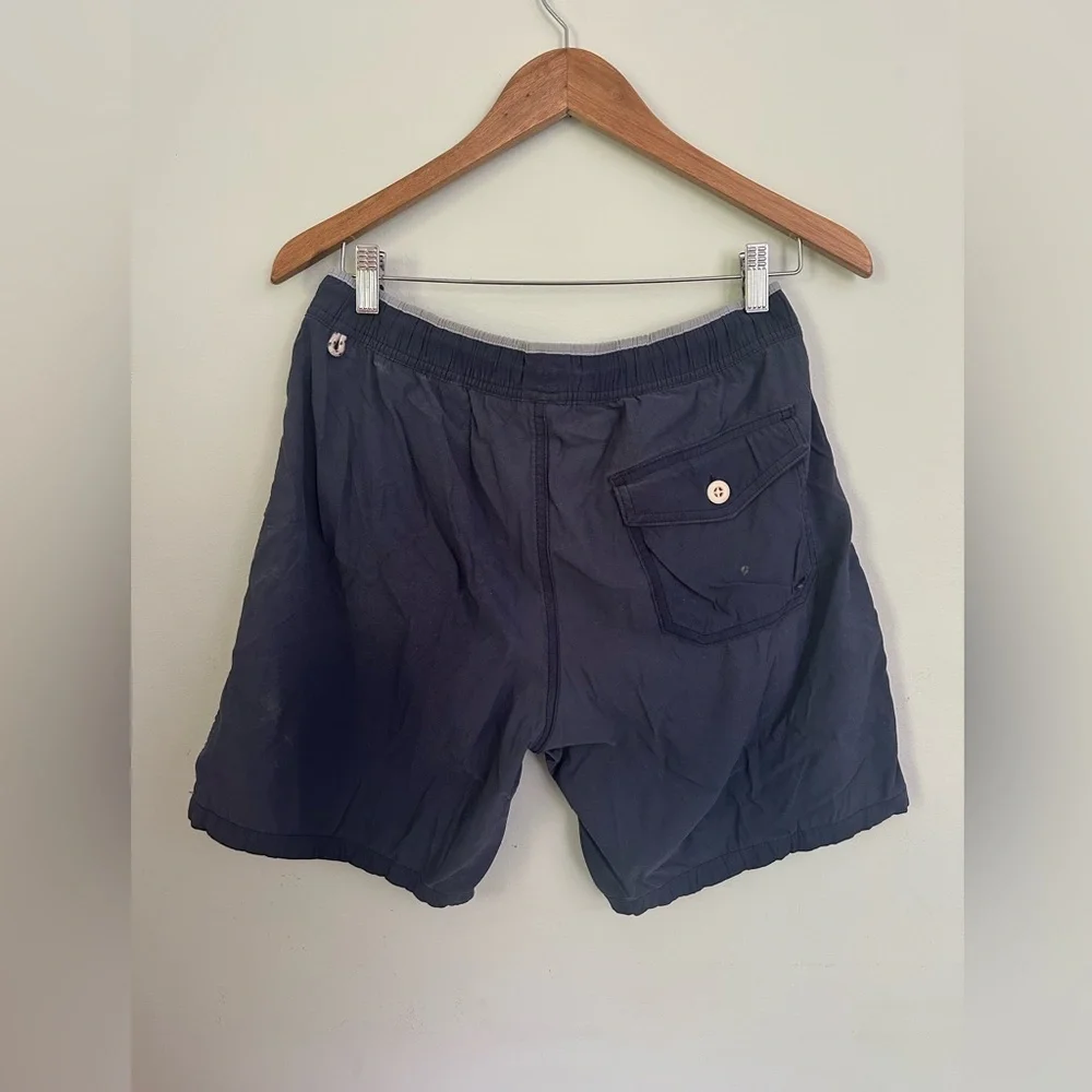 Classic Jcrew navy swim trunks